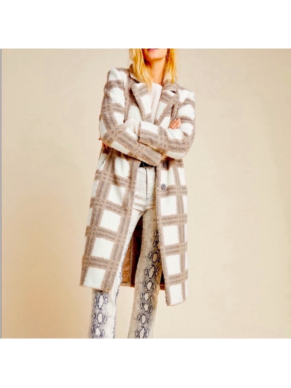 NVLT Windowpane Coat